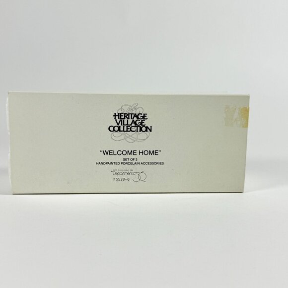 Dept 56 Welcome Home 5533-6 Christmas in the City 3 Pc Set Vintage - Picture 9 of 9